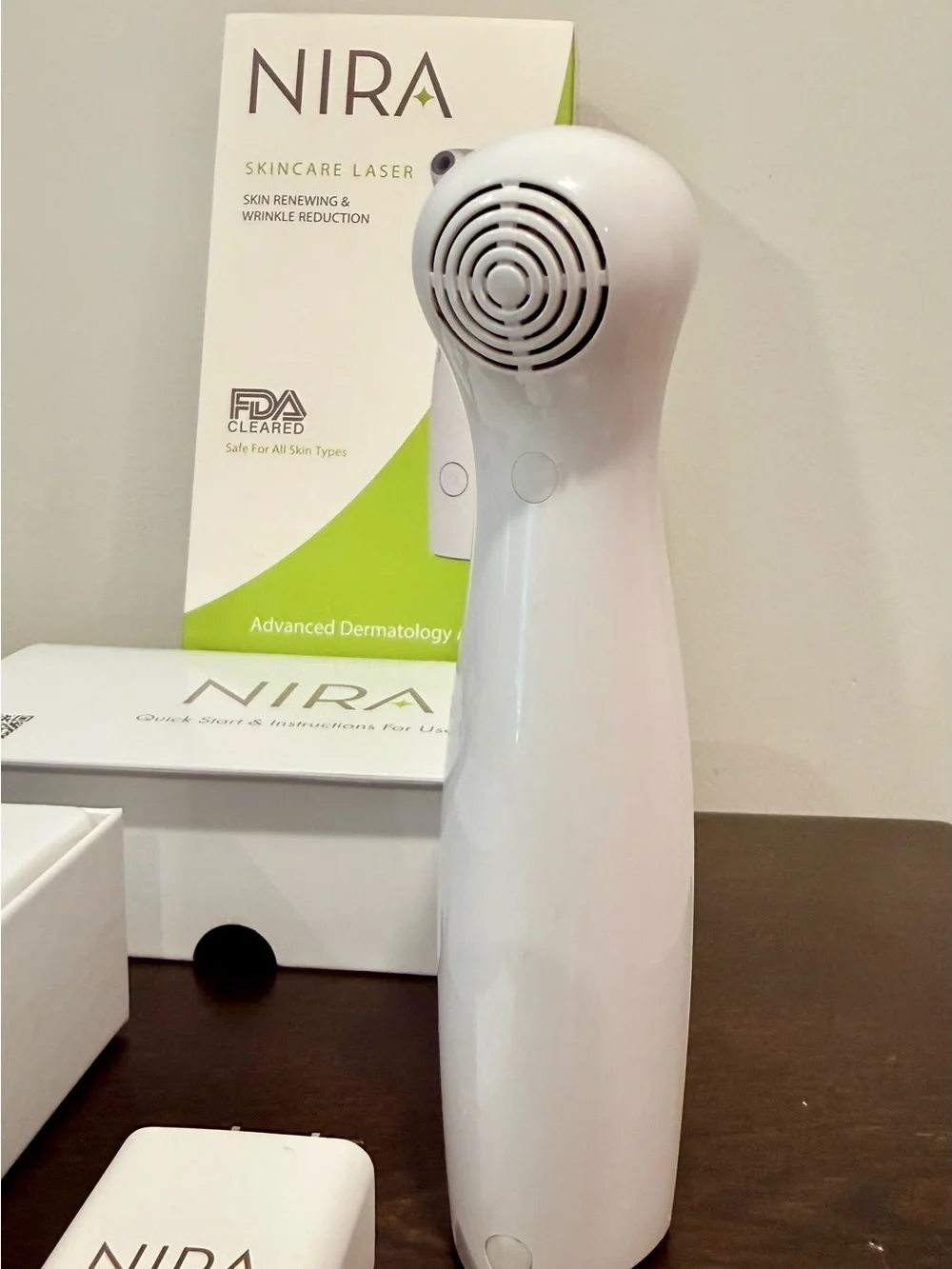 NIRA Skincare Laser Device in White